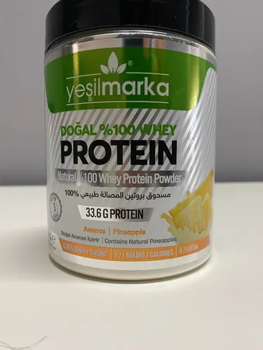 Yeşilmarka Whey Protein — сывороточный протеин, ананас, 100 г