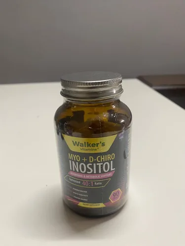 Walker's Inositol 2000 мг — мио- и D-хиро-инозитол, 90 капсул