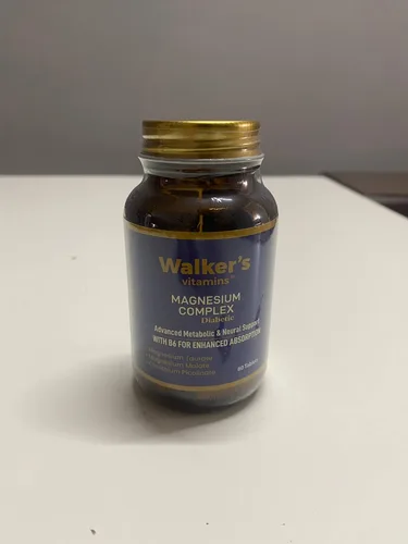 Walker's Magnesium Complex — таурат и малат магния с пиколинатом хрома и B6, 60 таблеток